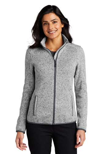 Port Authority Sweater Fleece Jacket Ladies