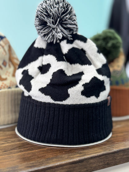 Wild Scene Pom Beanie