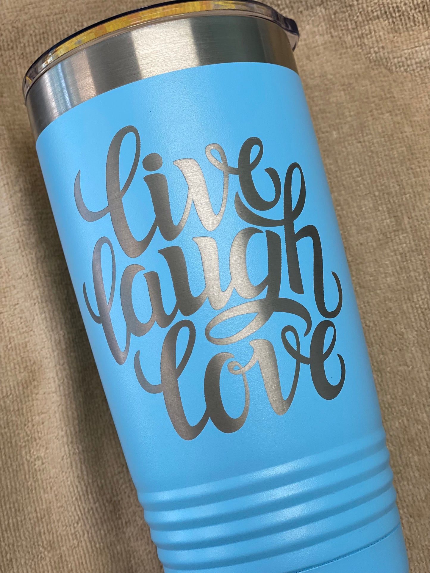 20oz Polar Camel Tumbler Live Laugh Love