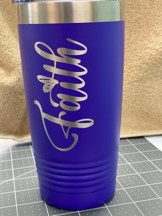 20oz Polar Camel Tumbler Faith